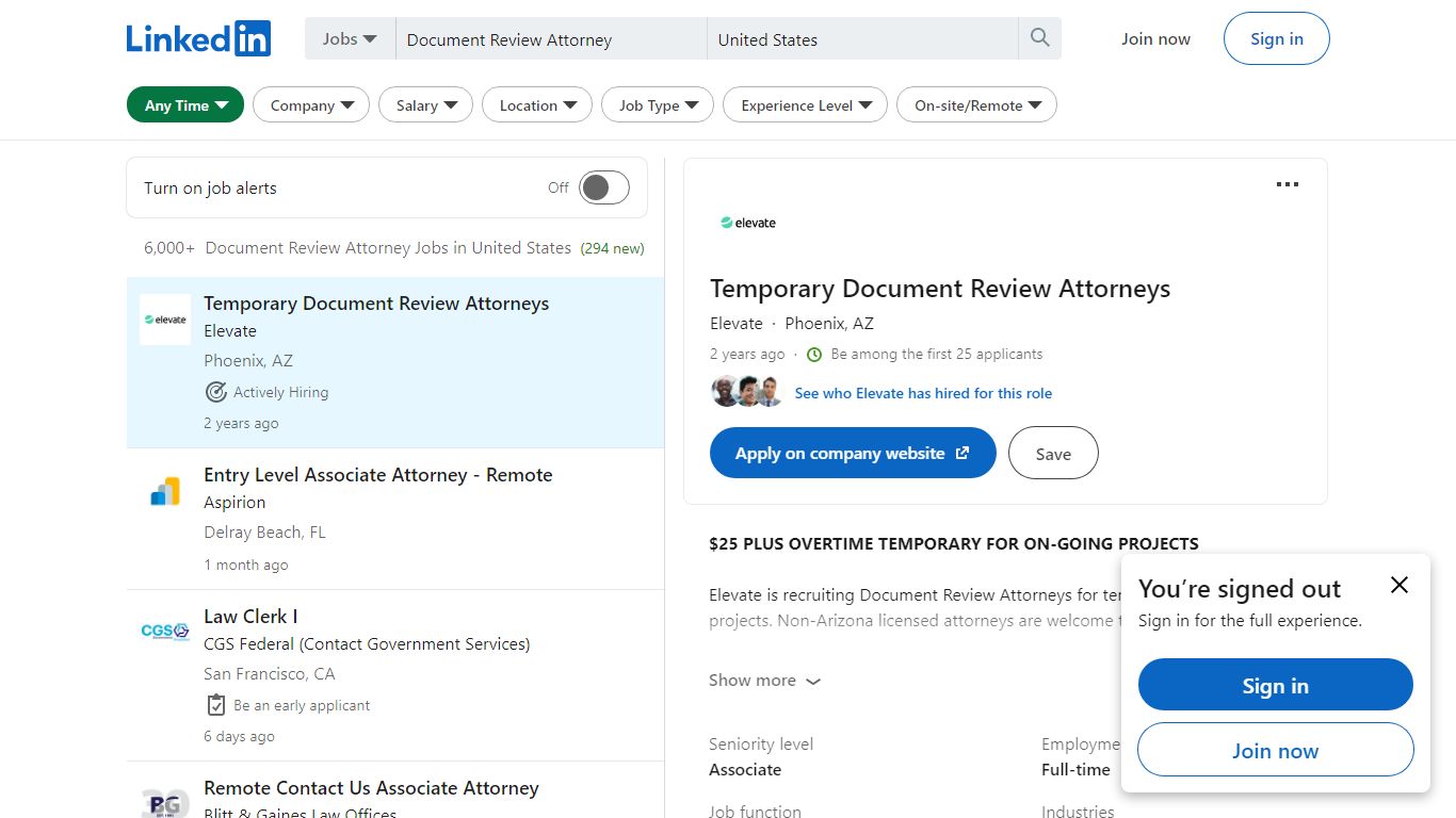 11,000+ Document Review Attorney Jobs in United States (130 new) - LinkedIn